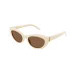 The Ice White Retro Shades