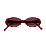 Burgundy 90s Grunge Clout Goggles