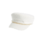 Old Money Pearl Detail Newsboy Hat