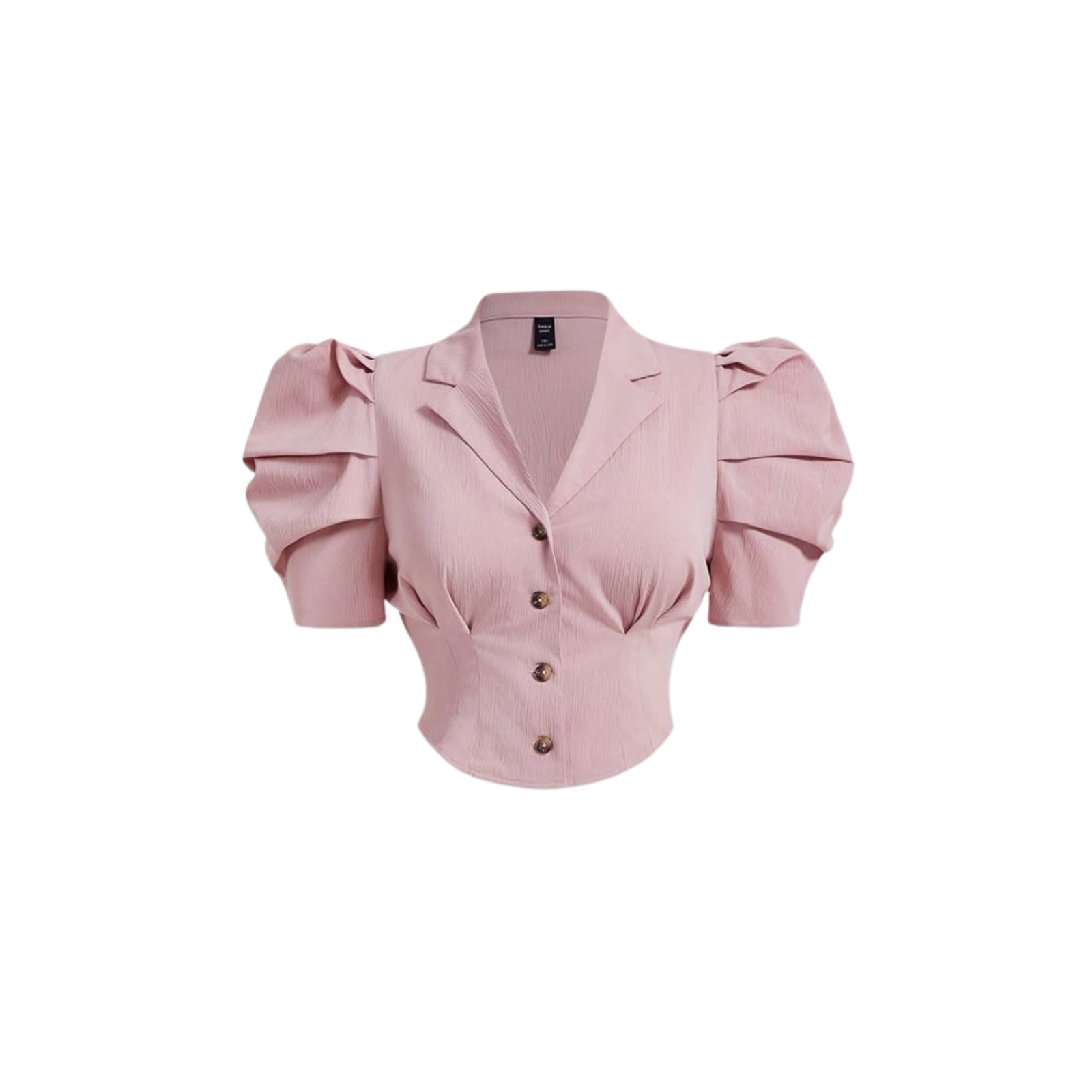 Untitled design (6) The Sculpted Pink Button-Down - Image 1
